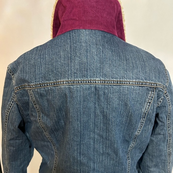 L.L. Bean Denim Sherpa-Lined Jacket - Picture 6 of 13